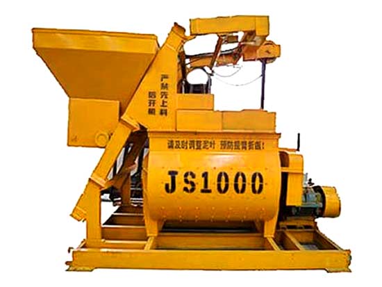JS1000混凝(ning)土攪拌(bàn)機