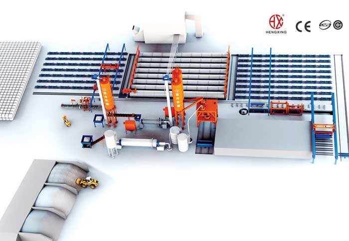 蒸(zhēng)壓加氣(qi)混凝土(tu)砌塊生(shēng)産線 蒸(zhēng)壓加氣(qi)塊設備(bei)