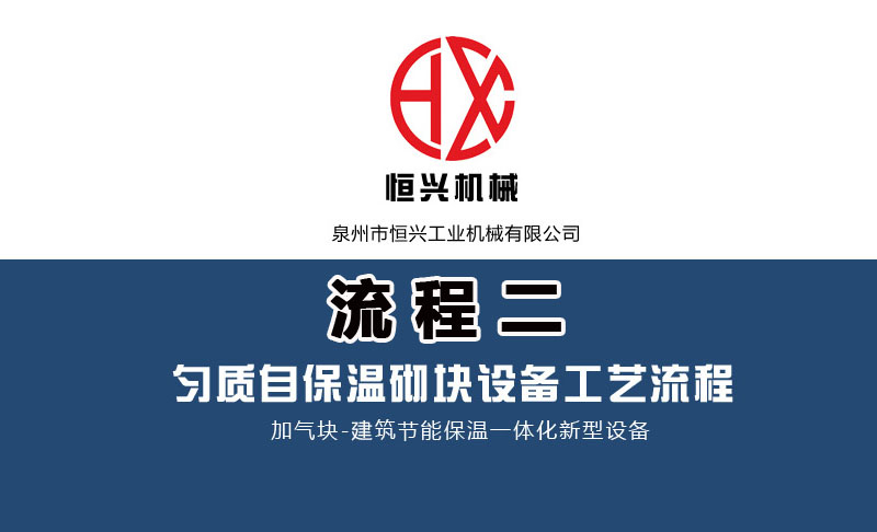 發泡混凝土砌(qì)塊生産線工藝流(liu)程（二）